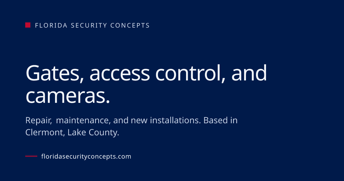 Florida Security Concepts | Advanced Security Systems for Central ...